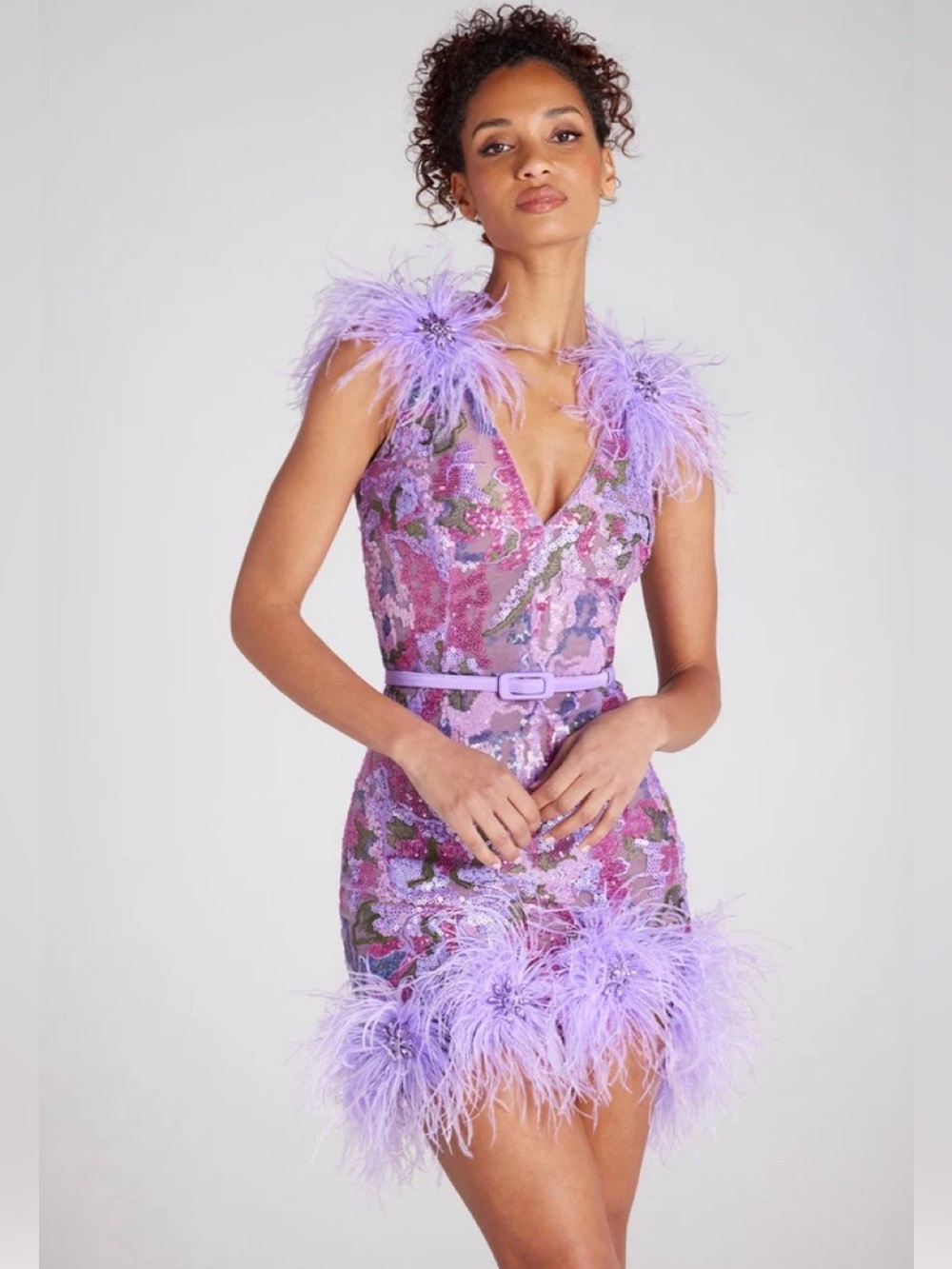 NADINE MERABI ISLAND DRESS - PURPLE